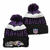 Baltimore Ravens Team Logo Knit Hat YD (5),baseball caps,new era cap wholesale,wholesale hats